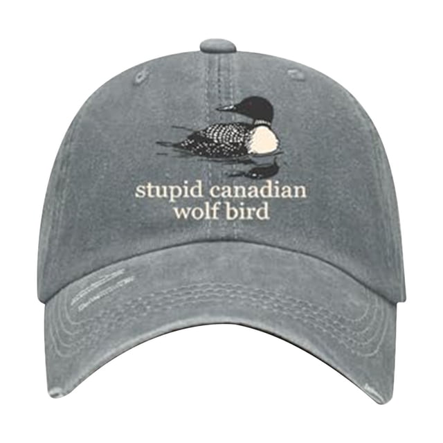 Sombreros de Mujer Gorras de Béisbol Pájaros Lobo Bordado Gorra Unisex, Hebilla de Metal Ajustable para Correr Senderismo, Gorras de Béisbol para Hombre Ajustable Protección Solar Y Desgaste Deportivo
