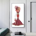 thumbnail image 4 of Cuadros Decorativos Vestido dama forma especial diamante pintura taladro DIY personaje resina diamante regalo Likrtyny embutido en tela, 4 of 9