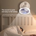 thumbnail image 2 of Ventilateur de Bureau Électrique Portable Ventilateur Pliant Multifonction Ventilateur Mural 4 Vitesses Réglables avec Veilleuse Réglable Lampe de Table Charge Type-C, 2 of 8