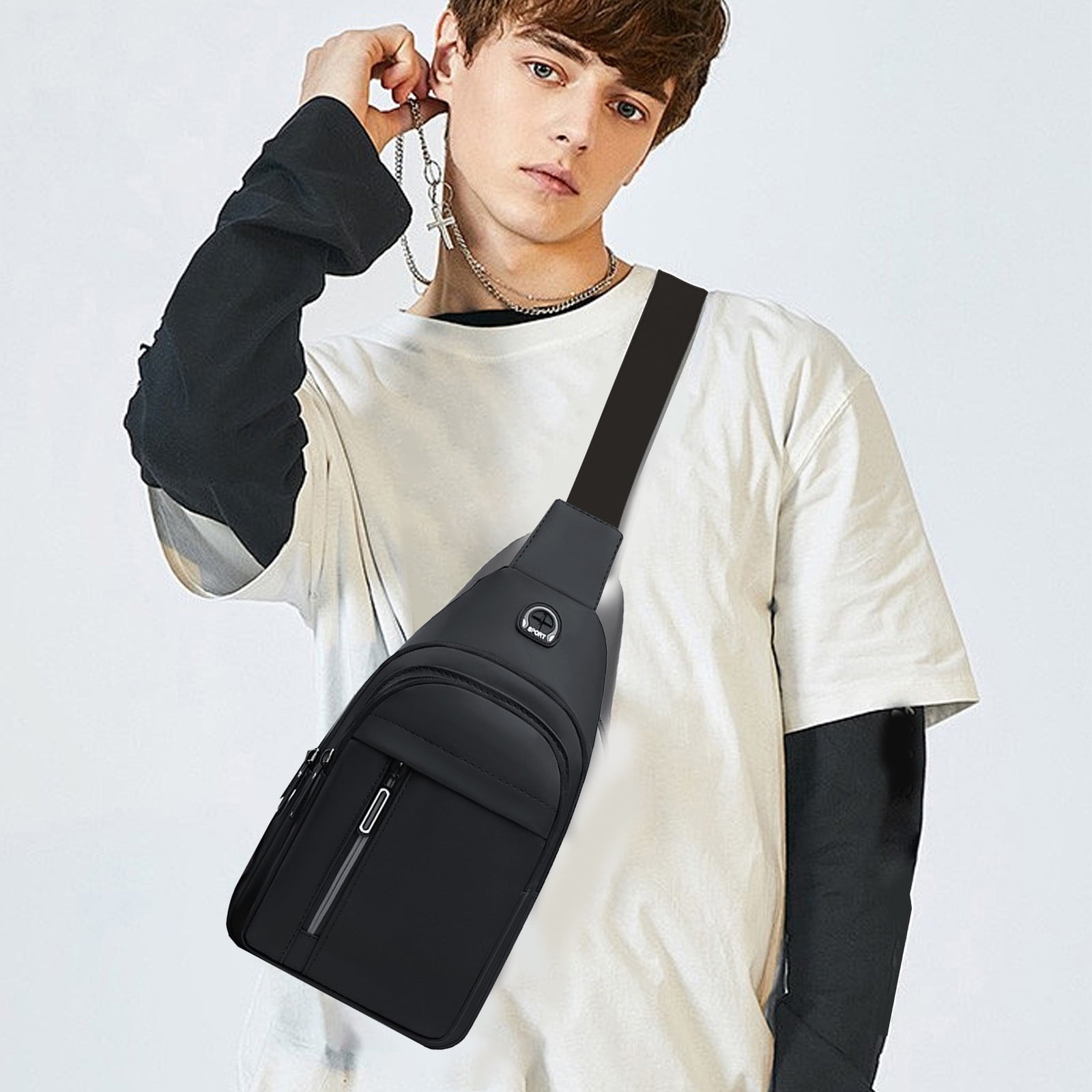 Sling Bag For Women Men, Sling Backpack, Multipurpose Crossbody, Shoulder Bag, Travel Hiking Daypack, Crossbody Shoulder Tote Crossbody Backpack Shoulder Bag