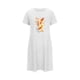 thumbnail image 5 of Camisón corto de talla grande para mujer, camisón de manga corta con estampado de pecho a la moda, camisón para mujer, 5 of 7