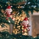 thumbnail image 5 of Adorno Navideño Colgante para Árbol de Navidad | Decoración Navideña Roja de Plástico con Gancho | 12 X 8 X 4 Cm para Ventanas y Árboles, Ideal para Ambientes de Temporada, 5 of 6