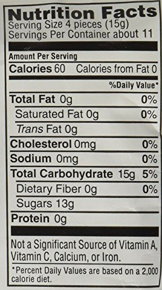 Licorice - Old Fashioned Hard Candy - Artificially And Naturally Flavored - Fat-Free - 6 Ounce - 6-Pack