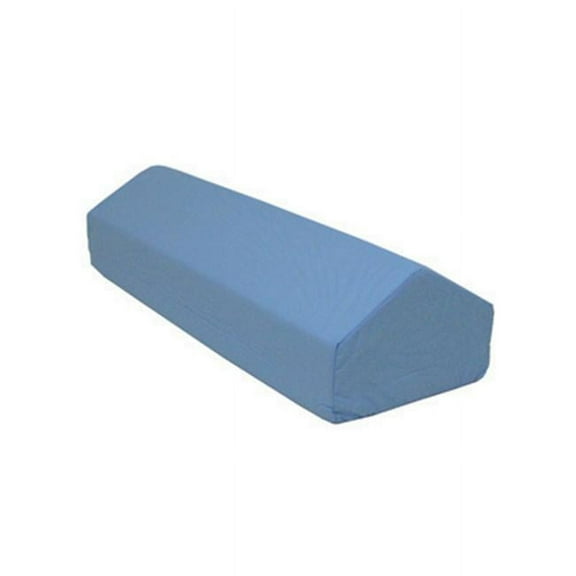 DMI Leg Elevation Bolster Pillow for Ankle and Knee Support, Leg Elevation, Back, Lumbar and Neck Pain Relief, 30 Degree Angle, 28 x 10 x 7 inches, Blue