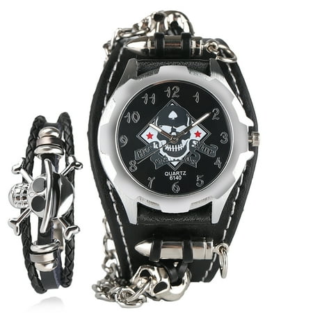 Stylish Gothic Style Creative Wrist Watches for Boy, Rock Punk...