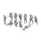thumbnail image 5 of 11 figuras en miniatura, figuras de personas en miniatura, accesorios para casa de muñecas sin pintar 24 cm, 5 of 9