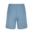 thumbnail image 4 of hoksml Men's Waffle Knit Drawstring Casual Shorts, Contrast Cuff Breathable Athletic Shorts for Sports Daily Wear, 4 of 7