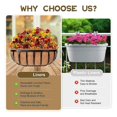 thumbnail image 5 of 24Inch Trough Coconut Liners, Natural Coconut Liners for Wall Planter, 5 of 5