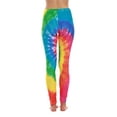thumbnail image 3 of Just Love Ugly Christmas Holiday Leggings (Multi - Tie Dye Bright, Medium), 3 of 3