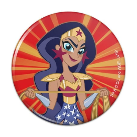 

DC Super Hero Girls Wonder Woman Kitchen Refrigerator Locker Button Magnet