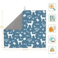 thumbnail image 3 of Naloa Poodle Dog Dish Drying Mat for Kitchen Counter, Heat Resistant Drainer Mats, Absorbent Draining Mat,Dish Rack Pad,16"x18", 3 of 8