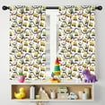 thumbnail image 5 of Blackout Kids Curtains,Cartoon Construction Vehicles Roads Childrens Insulated Curtains Set Of 2,Bedroom Essentials,Toddler Room Decor 42"x54", 5 of 5