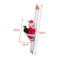 thumbnail image 3 of Decoraciones Navideñas Papá Noel Eléctrico ada Eléctrica Papá No Música Muñeco de Peluche para Colgar Adorno Árbol Decoración a Subir Yotijar Decoraciones De Papá Noel, 3 of 9
