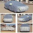 thumbnail image 5 of Car Cover Waterproof All Weather for Mercedes-Benz for C-Class Sedan Outdoor Full Cover Rain Sun UV Protection with Zipper Cotton Length up to 196.85 ", 5 of 9