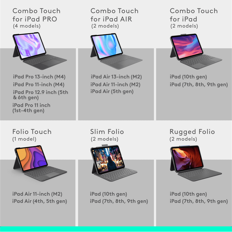 Logitech Combo Touch iPad Air 13-inch (M2 & M3)(2024 & 2025