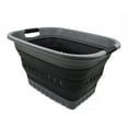 thumbnail image 4 of SAMMART 37L (9.77 gallon) Collapsible Plastic Laundry Basket - Foldable Pop Up Storage Container / Organizer - Portable Washing Tub - Space Saving Hamper / Basket, 4 of 7