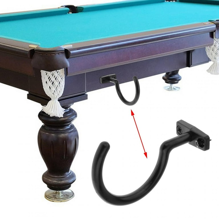 kesoto 6xSnooker Billiard Table Board Cue Hook Holder Bridge Stick