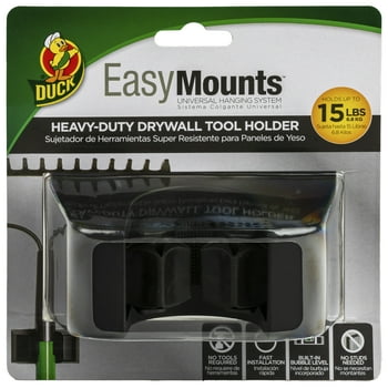 Duck Easys Black Heavy-Duty Garage Storage Tool Holder, Holds up to 15 lbs