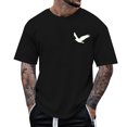 thumbnail image 2 of T Shirts for Men 2026 Summer Casual Short Sleeve Crewneck Flying Bird Graphic Tees Streetwear, 2 of 6