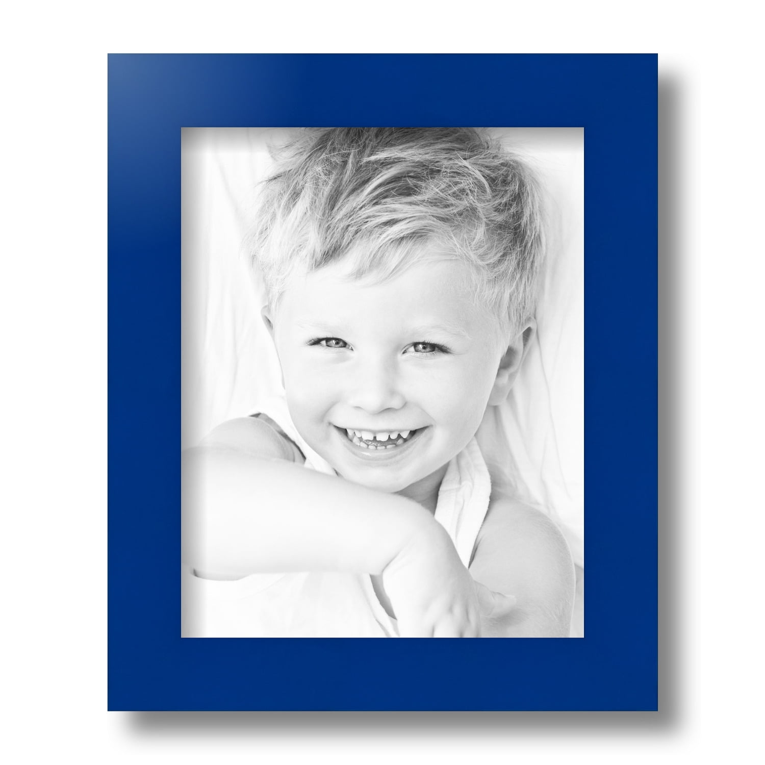 ArtToFrames 8x10 Inch Blue Picture Frame, This Blue Wood Poster Frame
