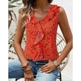 thumbnail image 3 of Blusa Gaharu Professional Tops para Mujer Sin Mangas Roja M, 3 of 6