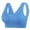 Blue, variant on Bigersell T-Shirt Bras for Women Sale Sleeping Bras for Women Sport Bra Style B2495 V-Neck Convertible Bras Pull-On Bra Closure Tall Size Longline Bras for Women Blue XXL