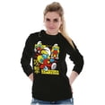 thumbnail image 4 of Smurfs Cute Kung Fu Smurfette Otaku Women's Long Sleeve T Shirt Brisco Brands S, 4 of 6