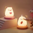 thumbnail image 2 of 1 Pce Mignonne Veilleuse en Forme de Rabbit - Lampe Portable, Rechargeable par USB - Cadeau Décoratif, 2 of 3