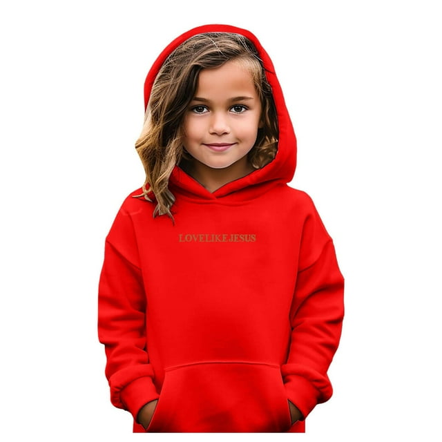 Haut à Capuche Décontracté à Manches Longues pour Filles avec Poche avant pour Usage Quotidien