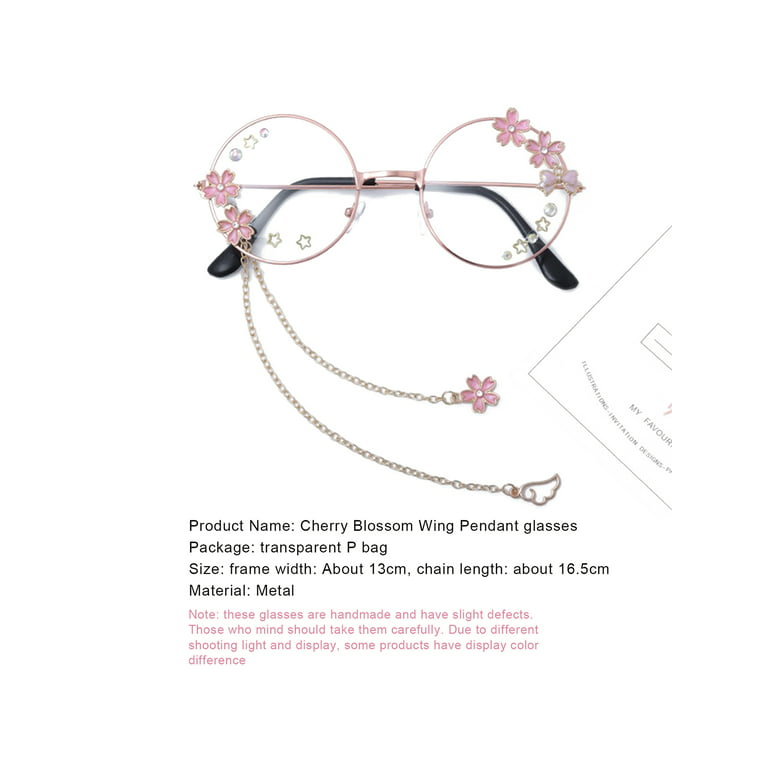  Kawaii Glasses With Chain Kawaii Accessories Glass