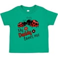 thumbnail image 3 of Inktastic My Daddy Loves Me with Cute Ladybugs Boys or Girls Toddler T-Shirt, 3 of 5