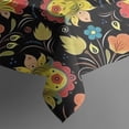 thumbnail image 4 of Pioneer Flower Floral Print Pattern Rectangle Tablecloth 60"x120",Waterproof Polyester Rectangle Table Cloth, Wipeable Spillproof Polyester Tablecloth for Dining, Camping, Indoor and Outdoor, 4 of 6
