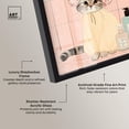 thumbnail image 3 of Shower Cat Shadowbox Print Pets Pink Wall Art by Art Remedy, Black Frame, 30 x 36, 3 of 5