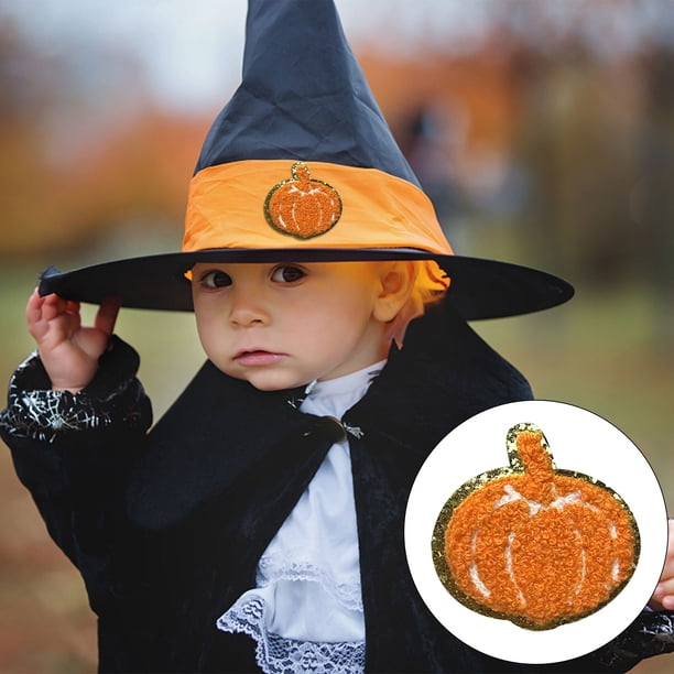 Parches bordados termoadhesivos de Halloween | Aplicaciones DIY para ropa, sombreros y bolsos | Diseños de calabazas, fantasmas, calaveras y árboles para disfraces y accesorios | 1 pieza