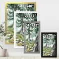 thumbnail image 4 of Designart 'Pine Forest In The Early Morning Glow' Lake House Framed Art Print, 4 of 4