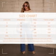 thumbnail image 4 of Women's High Waist Wide Leg Straight Jeans with Patch Pockets - Stretch Denim Casual Pants for Everyday Wear, 4 of 6
