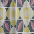 thumbnail image 4 of Designart 'Retro Pattern With mosaic style' Mid-Century Modern Curtain Panel, 4 of 5