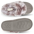 thumbnail image 6 of Jessica Simpson Comfy Faux Fur Womens House Slipper Scuff Memory Foam Slip On Anti-Skid Sole, 6 of 9