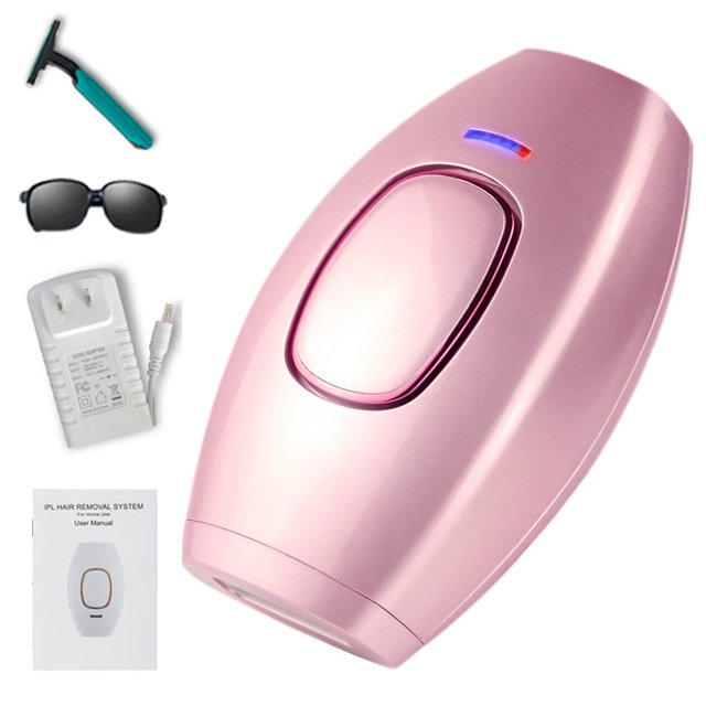 Depiladora láser IPL para mujeres, máquina fotodepiladora portátil para cara y cuerpo, sin dolor, 500000 Flashes