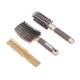 thumbnail image 1 of Juego de cepillos para el cabello, cepillo para el cabello de 3 piezas, peine, cepillo de ventilación curvado, cepillo de paleta de ventilación, acabado de lujo, 1 of 12