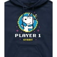 thumbnail image 2 of Peanuts - Player 1 Start Retro Snoopy - Men's Pullover Hoodie, 2 of 5