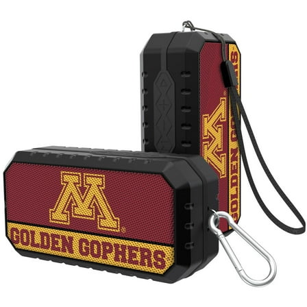 Keyscaper Minnesota Golden Gophers Water Resistant Bluetooth Speaker
