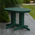 thumbnail image 1 of A &amp; L Furniture Poly 48 x 33 in. Oval Outdoor Dining Table, 1 of 11