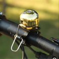 thumbnail image 4 of Bike Bell Bicycle Safety Alarm Bell Alloy Body Retro Brass Loud Crisp Sound Road Mountain Bike Accessory Bicycle Horn Adults Kids Boy Bell, 4 of 5