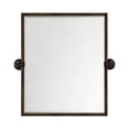 thumbnail image 6 of TEHOME Oil Rubbed Bronze Metal Framed Pivot Rectangle Bathroom Mirror 20x24", 6 of 7