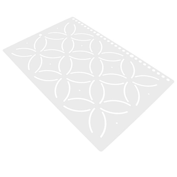 WRITWAA Transparent Rectangle Quilting Ruler for Sewing Patchwork Projects, Accurate Measurement Tool for Home and Store Use