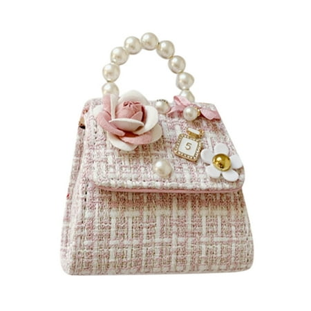 

MPWEGNP Shoulder Girls Bag Handbags Purse Bag Baby Chain Pearl Messenger Kids Bowknot Baby Care Kids Summer Hats Baby Girl Bonnets