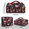 thumbnail image 3 of Iauyy Casserole Carrier for Hot Food Insulated Casserole Travel Carry Bag with Lid Food Warmer Bag for Party/Picnic,Joyful Valentine's Day, 3 of 7