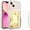 Clear, variant on Wallet Case for iPhone 13, iPhone 13 Case with Card Holder, Hybrid PC Rubber Shockproof Anti-Slip Sleeve Dual Layer Protective Phone Case Cover for Apple iPhone 13 6.1-inch, Clear Pink