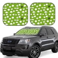 thumbnail image 6 of Kdxio Funny Sheep Doing Yoga Print 2-Piece Sun Shade Front Windshield - Foldable Car Front Window Sunshades for Most Sedans SUV Truck, 6 of 6